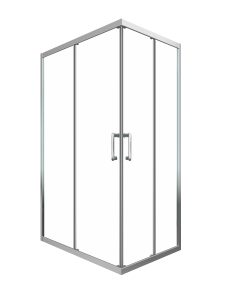 Душевая ширма Fix 120x80 хром