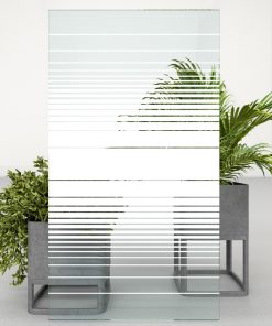 Дверь душевая Слайд 120х185 бел полосы