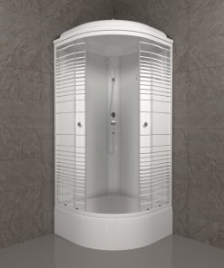 Душевая кабина Полосы 90х90 В