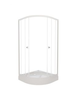 Душевое ограждение Ультра 100х100 А 1/4 круга Белый