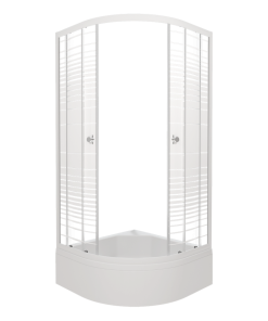 Душевое ограждение Полосы 100х100 В