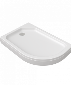 ПД16 Поддон 120х80 1/4 круга низкий левый