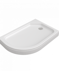 ПД17 Поддон 120х80 1/4 круга низкий правый