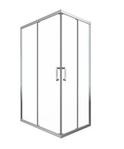 Душевая ширма Фикс-Хром 120х80