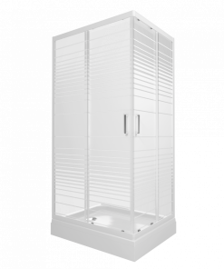 Душевое ограждение Фьюжн 100х80 А Полосы