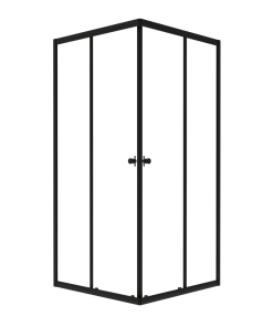 Душевая ширма Вента-Блэк 80х80