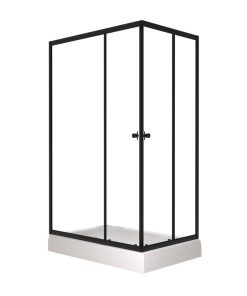 Душевое ограждение Вента-Блэк 100х80.