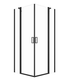 Душевая ширма Тау-Блэк 90х90