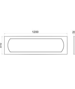 Экран к ванне Gamma/Стандарт 120