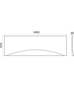 Экран к ванне Стандарт 145