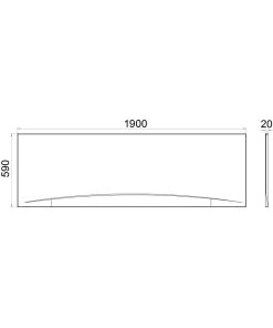 Экран к ванне Персей 190