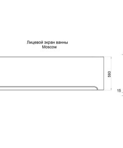 Экран к ванне Moscow